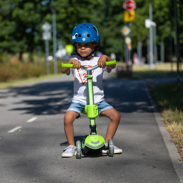 Hulajnoga dziecięca Humbaka Mini Y trójkołowa Zielona (5904823999679) - obraz 12