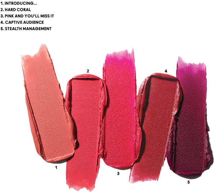 Zestaw szminek M.A.C Mistletoe Matte Powder Kiss 5x3 g (773602609611) - obraz 3