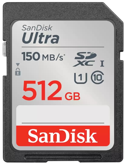 Karta pamięci SanDisk Ultra SDXC 512GB UHS-I Class 10 (0619659200145) - obraz 1