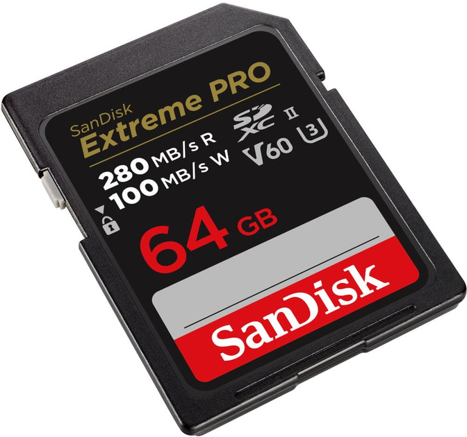 Карта пам'яті SanDisk Extreme Pro SDXC 64GB V60 UHS-II (0619659202125) - зображення 2