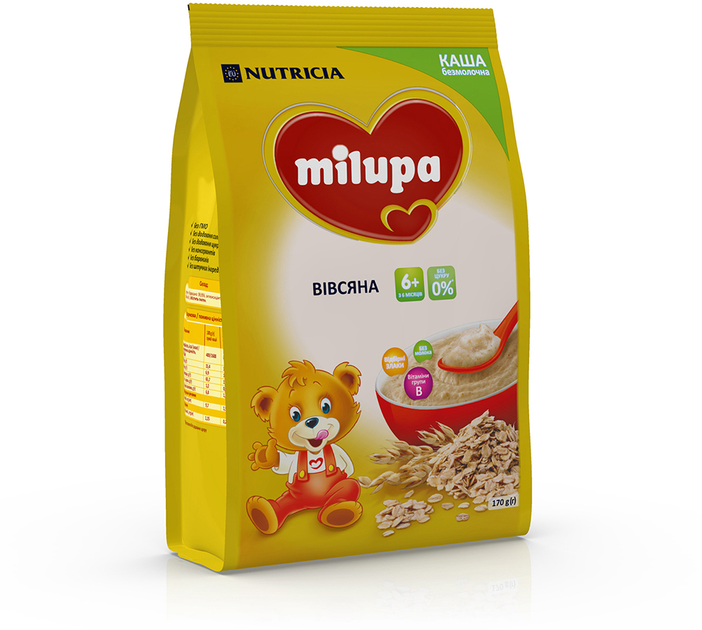 Безмолочна каша Milupa Вівсяна 170 г (5900852930089) - зображення 5