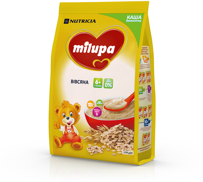 Безмолочна каша Milupa Вівсяна 170 г (5900852930089) - зображення 12