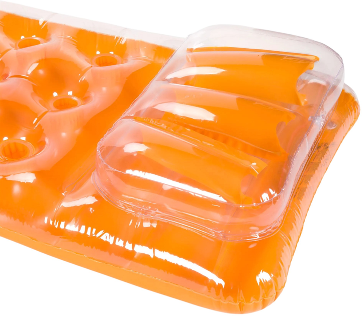 Матрац для плавання Aquastic ASM-188O 180 x 176 x 124 см Orange (5904823000306) - зображення 3