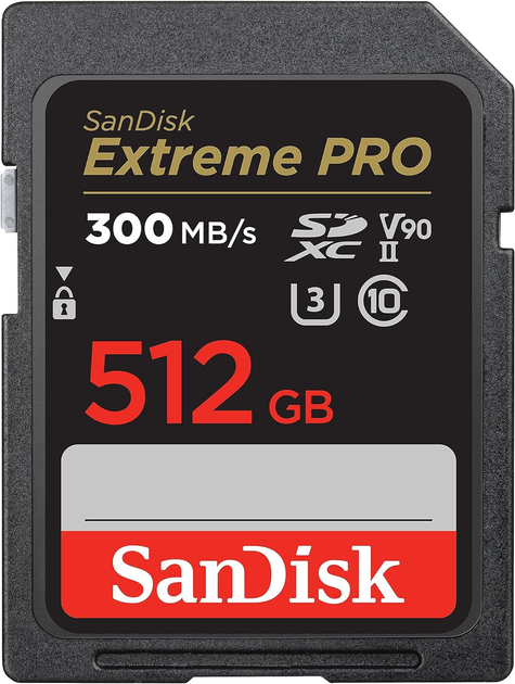 Karta pamięci SanDisk Extreme Pro SDXC 512GB V90 UHS-II (0619659202217) - obraz 1