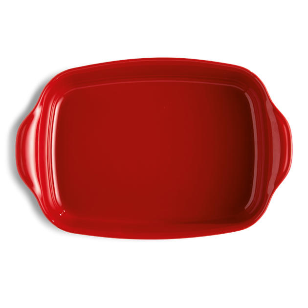 Форма для випікання Emile Henry Ovenware 42,5x28 см Червона (349654) - Фото 5 Форма для випікання Emile Henry Ovenware 42,5x28 см Червона (349654) - зображення 5