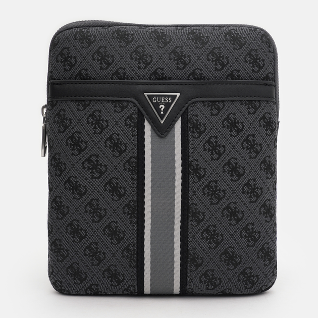 Сумка планшет через плече чоловіча Guess Milano HMMIST-P5123-CBL Coal ...