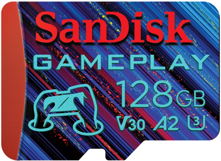 Karta pamięci SanDisk GamePlay microSDXC UHS-I V30 128GB (0619659209704) - obraz 1