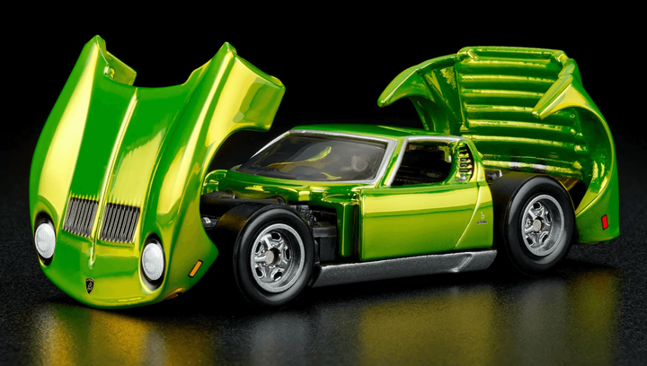 Машинка Premium Hot Wheels '71 Lamborghini Miura P400 SV Red Line
