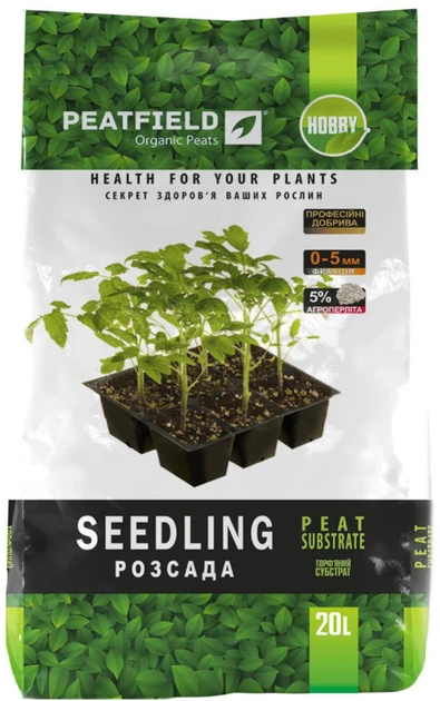 Торф'яний субстрат Peatfield "Для розсади" 20 л (ТВ000014320) - зображення 1