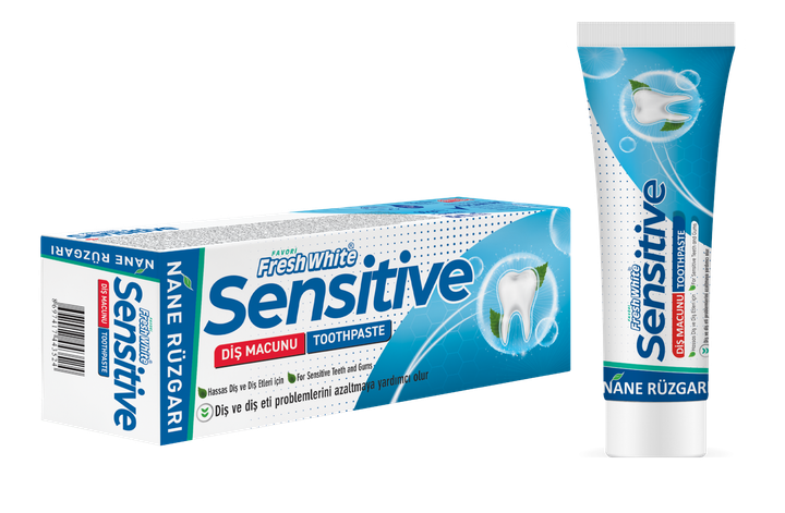 Зубна паста Fresh white Sensitive для чутливих зубів 90 г (301692)