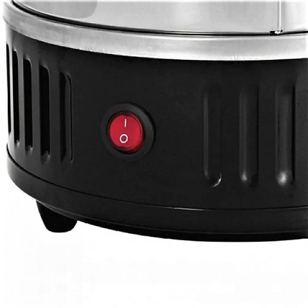 Шашличниця електрична на 6 шампурів Domotec BBQ MS-7781 електрошашличниця вертикальна для дому 1000Вт Чорна - зображення 8