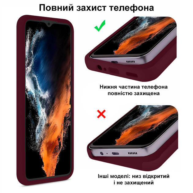 Чехол силиконовый FULL противоударный Premium для Samsung Note10Lite/A81/M60S (23) Marsala Марсала - Фото 5 Чехол силиконовый FULL противоударный Premium для Samsung Note10Lite/A81/M60S (23) Marsala Марсала - изображение 5