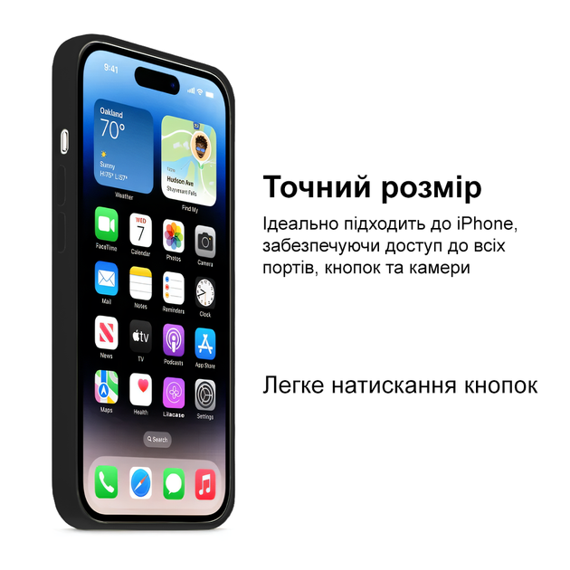 Чехол силиконовый противоударный с MagSafe для iPhone 16 Pro защита камеры усиленные борты черный SR-547 - изображение 8