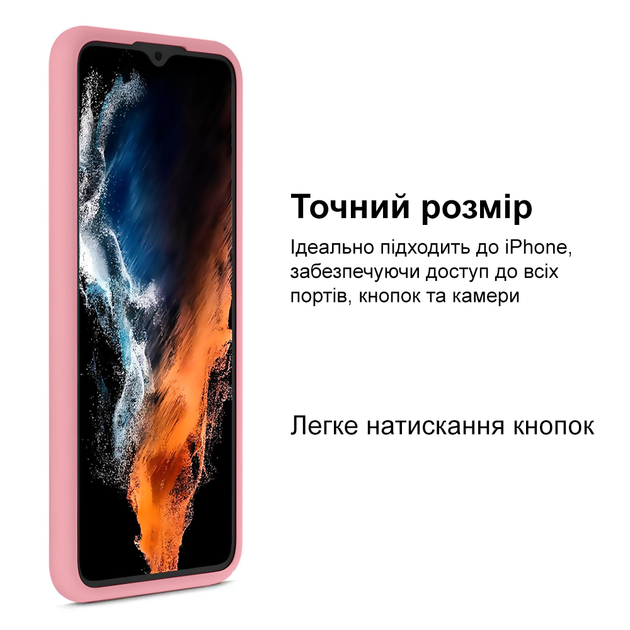 Чохол протиударний Kassel Camera Protective Samsung A51 (17) Light pink Світло-рожевий - зображення 5