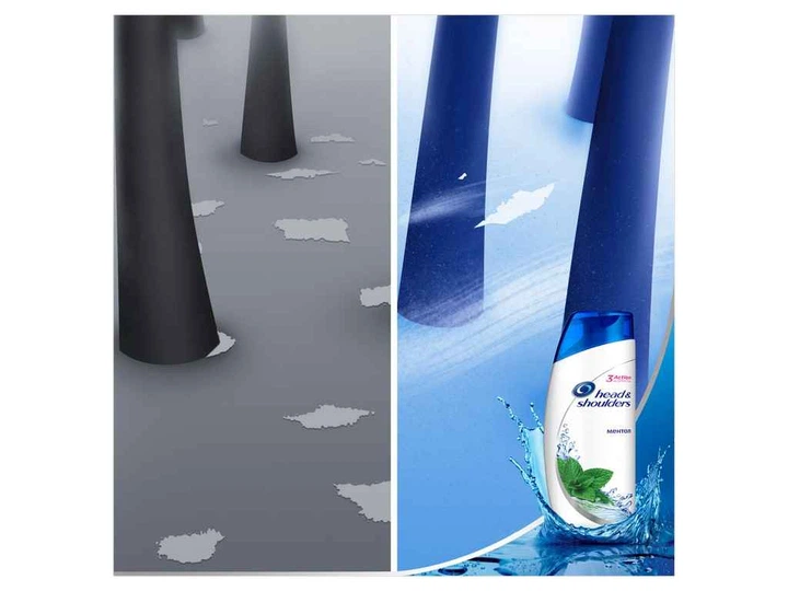 Шампунь HEAD & SHOULDERS 400мл Проти лупи Ментол - изображение 5
