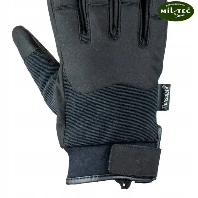 Перчатки тактические зимние с мембраной Mil-tec 12520802 Черные Gloves Winter Thinsulate - 2XL - изображение 5