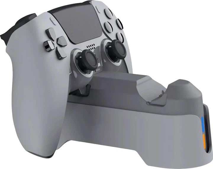 Зарядная станция Dobe TP5-1501X (30th Anniversary Limited Edition) для геймпадов Sony DualSense / DualSense EDGE (PS5) c индикатором заряда - изображение 3