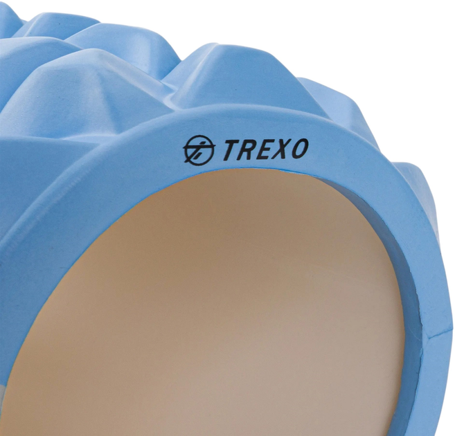 Масажний ролик Trexo з виступами Blue (5904823002027) - зображення 4