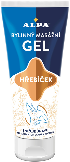 Гель для Спини суглобів мязів і хребта Терапевтичний Alpa Bylinny Masazni Hrebicek масажний 100мл - изображение 1
