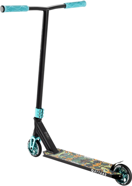 Самокат дитячий Attabo EVO 2.0 фрістайловий Чорний (5904823999730) - зображення 3