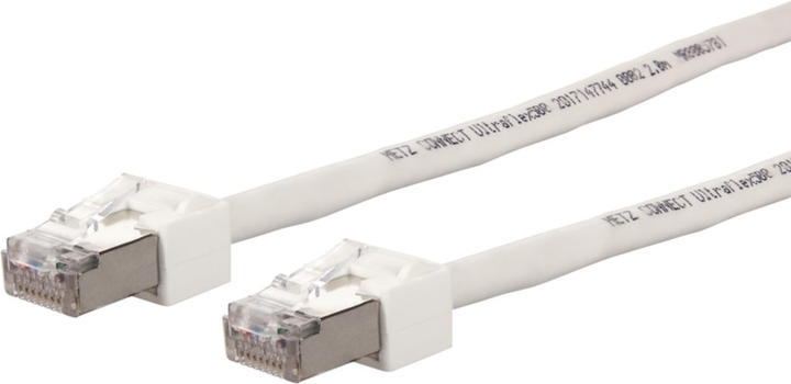 Przewód krosowy Metz Connect Ultraflex500 Cat.6 VoIP AWG 26 3 m White (13084U3088-E) - obraz 1