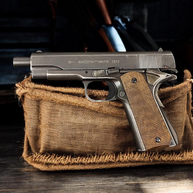 Пневматичний пістолет Borner 1911 (Colt 1911) Blowback - зображення 2