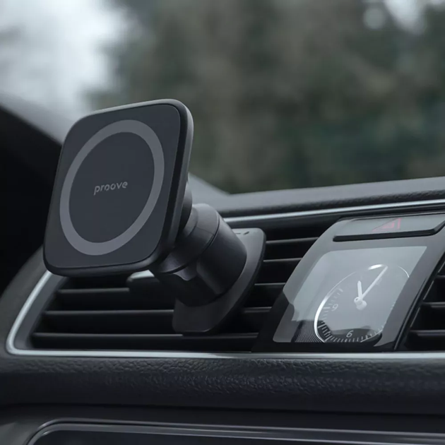 Автодержатель для телефона Proove Block Magnetic Air Outlet Car Mount Magnetic Ring - изображение 4