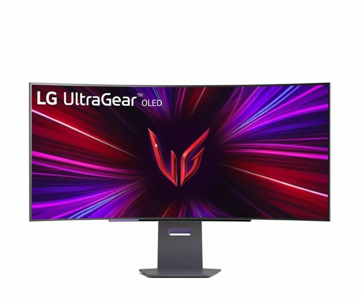 Монитор геймерский 44.5" 240Hz LG UltraGear 45GS95QE-B OLED безрамочный изогнутый - изображение 1