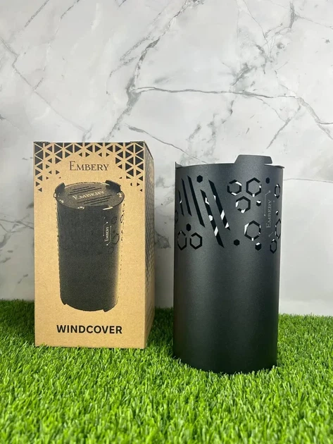 Защитный колпак для кальяна Embery Windcover Black – защита от ветра и стабильное тепло - Фото 1 Защитный колпак для кальяна Embery Windcover Black – защита от ветра и стабильное тепло - изображение 1