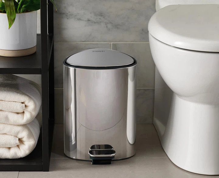 Контейнер для сміття з педаллю 5 л Joseph Joseph EasyStore Luxe 5L Pedal bin (S/Steel) 70596 - зображення 6