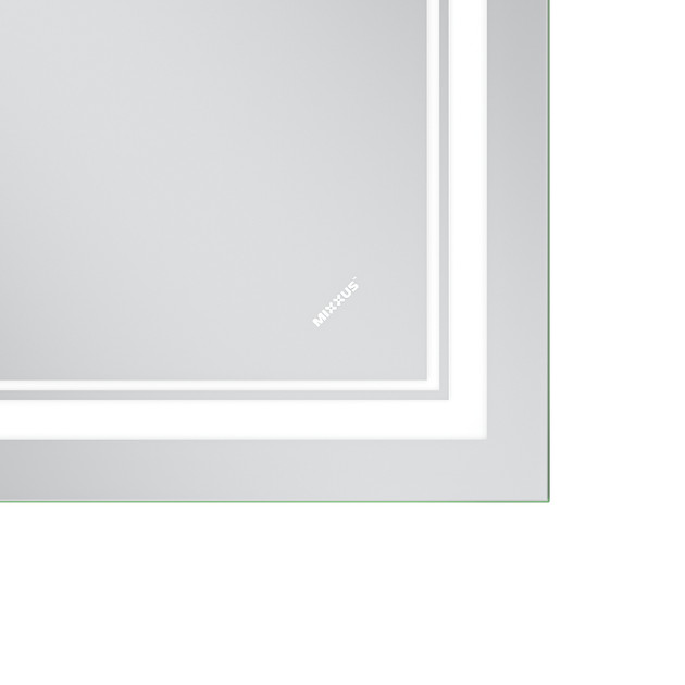 Дзеркало Mixxus Premium QUADRO MR20-50x80-REVERSE (LED Touch, Anti-fog, димер) (MP6620) - зображення 4