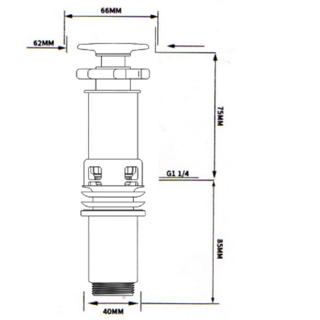 Раковина накладна Mixxus Premium STYLE-0201 520х375х140mm з донним клапаном та отвором під змішувач - изображение 4