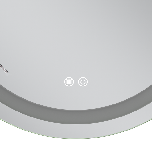 Дзеркало Mixxus Premium ELLIPSE MV05-90x70-REVERSE (LED Touch, Anti-fog, димер (3-6,5kK)) (MP6644) - Фото 13 Дзеркало Mixxus Premium ELLIPSE MV05-90x70-REVERSE (LED Touch, Anti-fog, димер (3-6,5kK)) (MP6644) - зображення 13