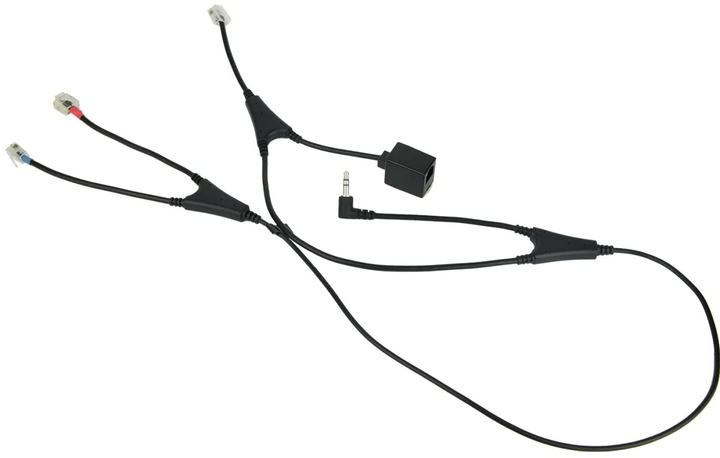 Кабель Jabra Link MSH-Adapter cord for PRO 94XX and GO 6470 Alcatel IP Touch Black (14201-36) - зображення 1