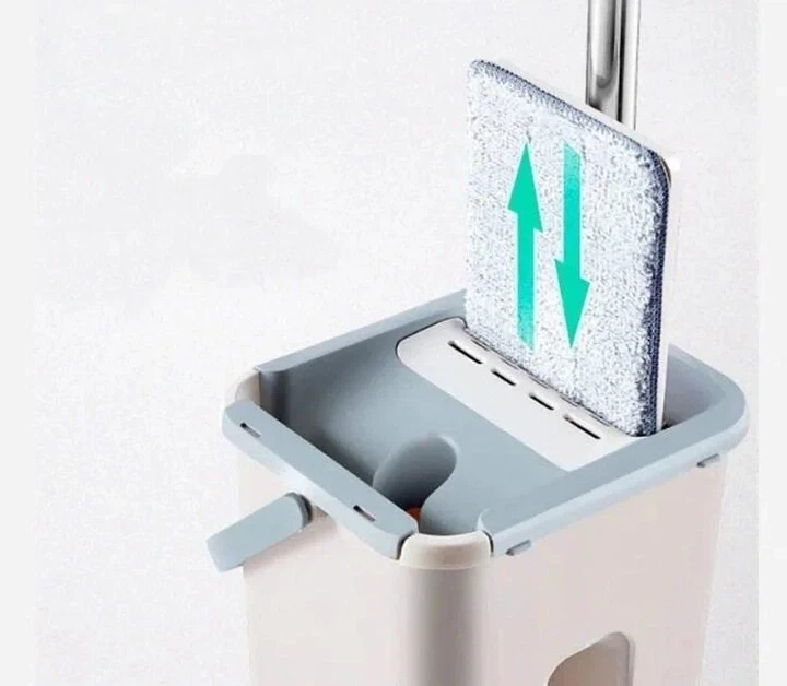 Комплект швабра с ведром Scratch Cleaning Easy Mop 5 л - Фото 5 Комплект швабра с ведром Scratch Cleaning Easy Mop 5 л - изображение 5