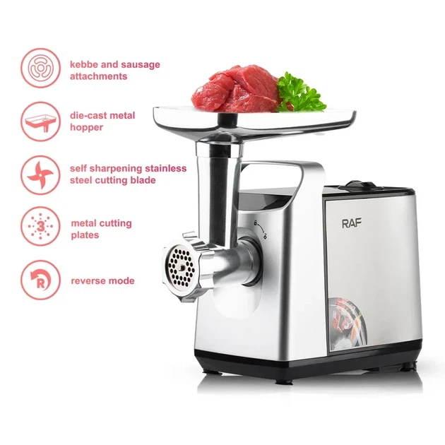 Электрическая мясорубка RAF R.3396 1200 Вт с функцией реверса - изображение 7