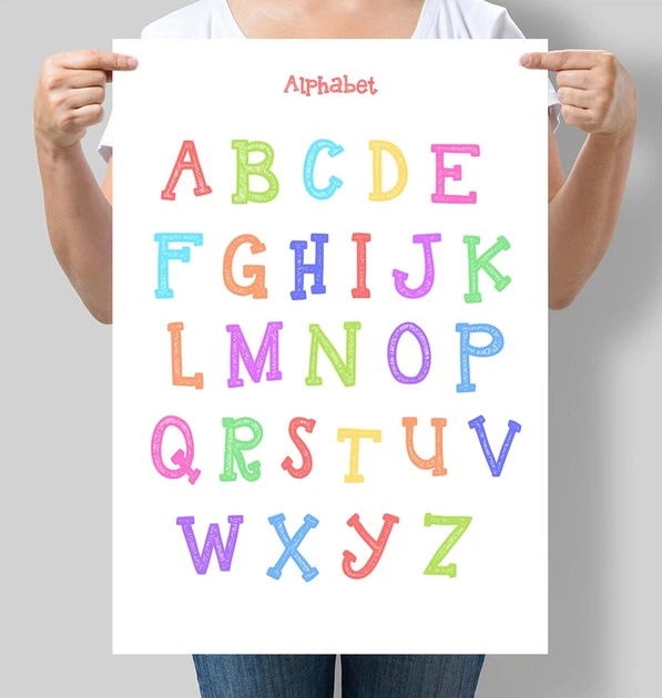 Плакат Motivator English alphabet А3 30х42 см (D004_А3) - Фото 1 Плакат Motivator English alphabet А3 30х42 см (D004_А3) - зображення 1