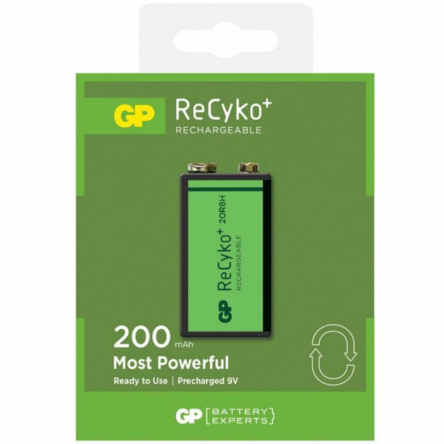 Акумулятор Gp Крона ReCyko+ 200mAh (20R8HN-GB1 / 20R8HBE-U1 ...