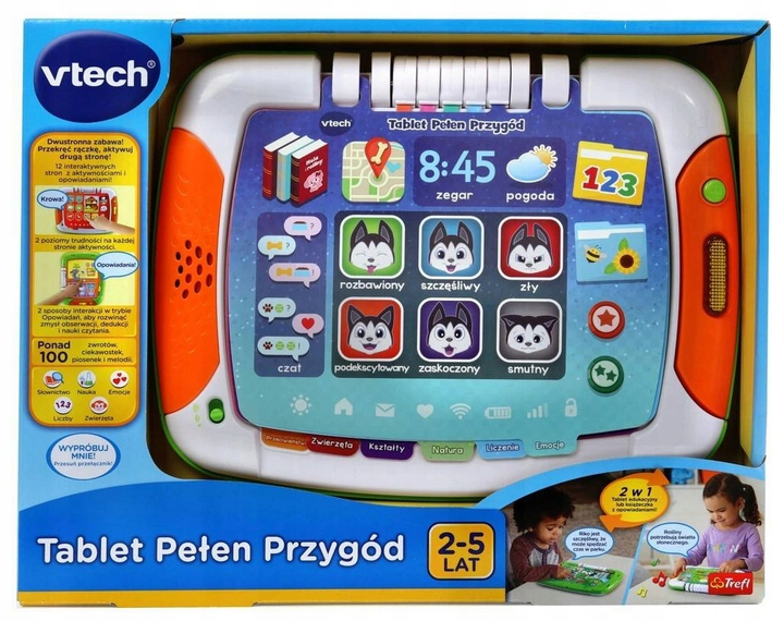 Tablet dla dzieci Vtech Pełen Przygód (5900511614589) - obraz 1