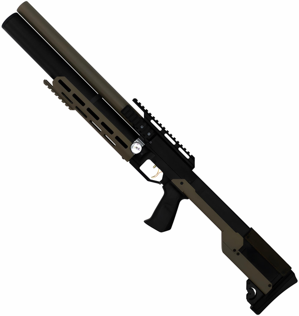 Пневматична гвинтівка PCP Zbroia Sapsan TAC-M 550/300 (4.5мм, 35 Дж, coyote) + Насос + Кулі - зображення 2