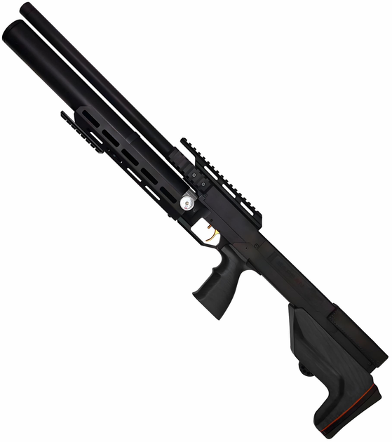 Пневматична гвинтівка PCP Zbroia Sapsan Tactical 550/300 (4.5мм, 35 Дж, чорний) + Насос + Кулі - зображення 2