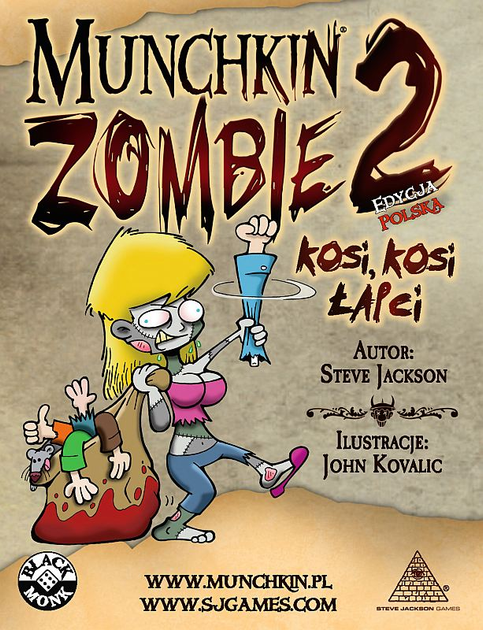 Dodatek do gry Black Monk Munchkin Zombie 2 - Kosi, Kosi Łapci (5901549119152) - obraz 2