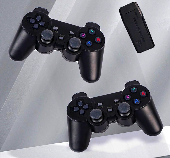 Игровая консоль HDMI Game Stick Lite M8 4K Ultra HD с беспроводными джойстиками Версия 128G - изображение 5