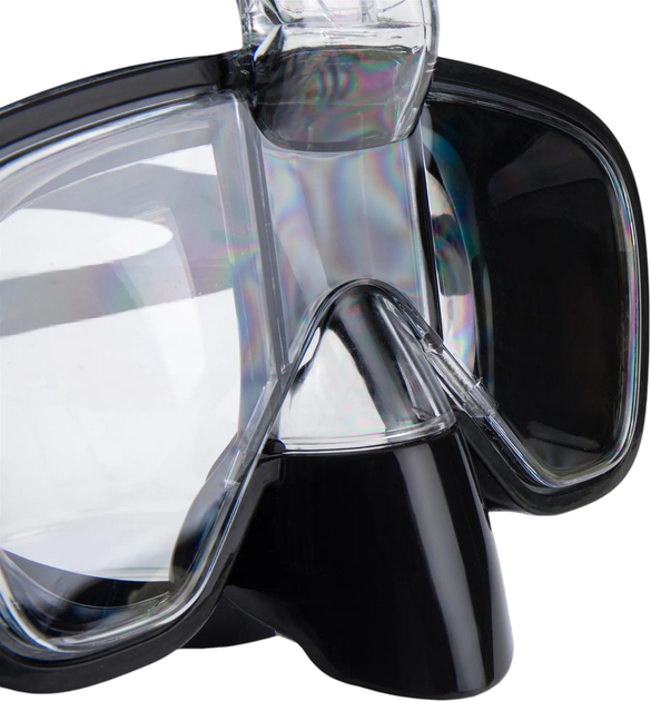 Набір для снорклінгу Aquastic SMFK-01LC S/M Black (5904823002560) - зображення 8
