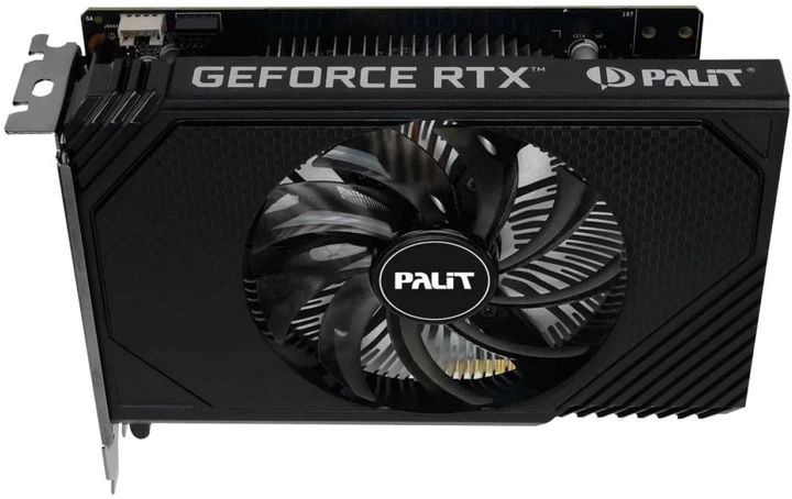 Відеокарта Palit PCI-Ex GeForce RTX 3050 StormX 6GB GDDR6 (96bit) (1470/14000) (DisplayPort, HDMI, DVI) (NE63050018JE-1072F) - зображення 2