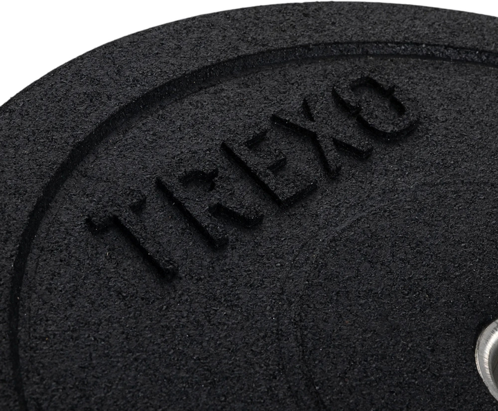 Tarcza olimpijska Trexo TRX-BMP010 10 kg Black (5904823009774) - obraz 3