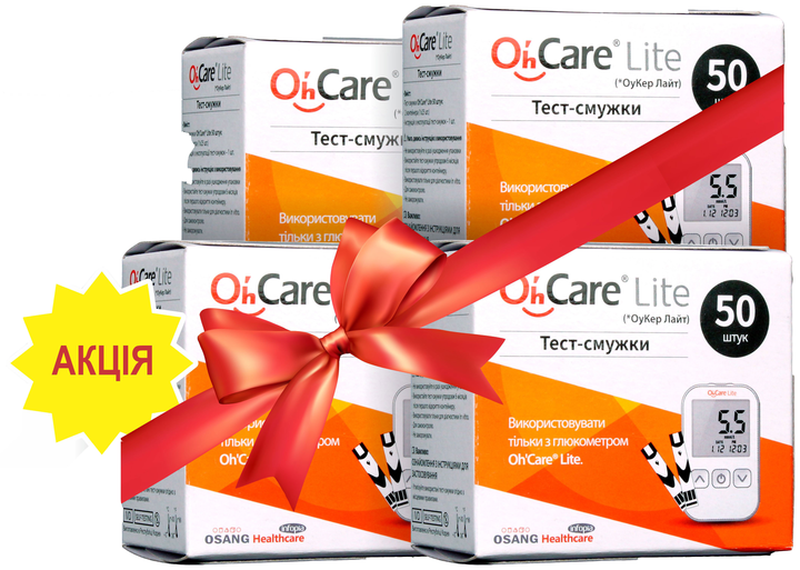 Тест-полоски OSANG Healthcare Oh Care Lite INFS003AU4 4 шт - изображение 1