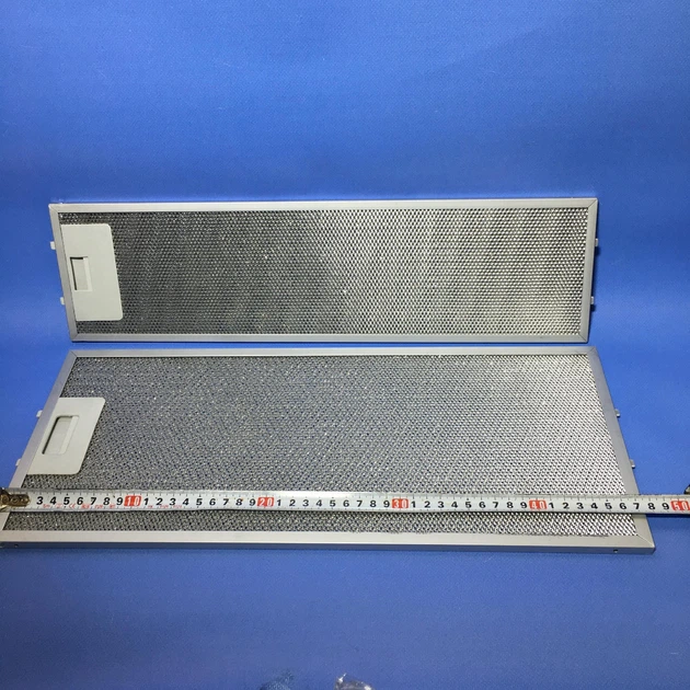 Комплект алюмінієвих фільтрів для кухонної витяжки Ventolux GARDA 60 (700) SLIM, LED, LED 2S, розмір 205*475 мм + 130*475 мм - зображення 8