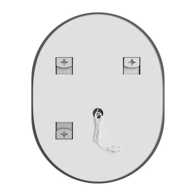 Дзеркало Mixxus Premium ELLIPSE MV05-90x70-REVERSE (LED Touch, Anti-fog, димер (3-6,5kK)) (MP6644) - Фото 5 Дзеркало Mixxus Premium ELLIPSE MV05-90x70-REVERSE (LED Touch, Anti-fog, димер (3-6,5kK)) (MP6644) - зображення 5