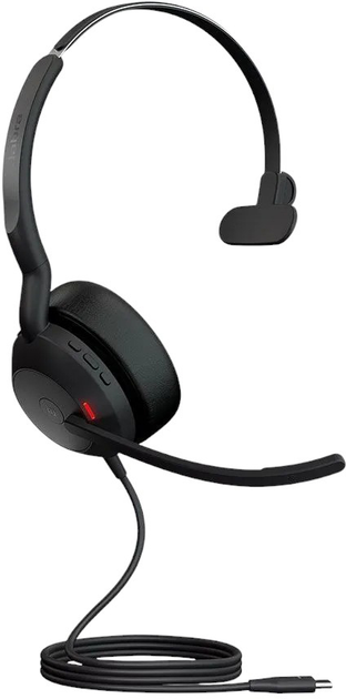 Słuchawki Jabra Evolve2 50 Mono UC USB-A Black (25089-889-999) - obraz 1